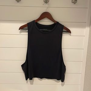 Athleta Crop Tank | Black | Size Medium